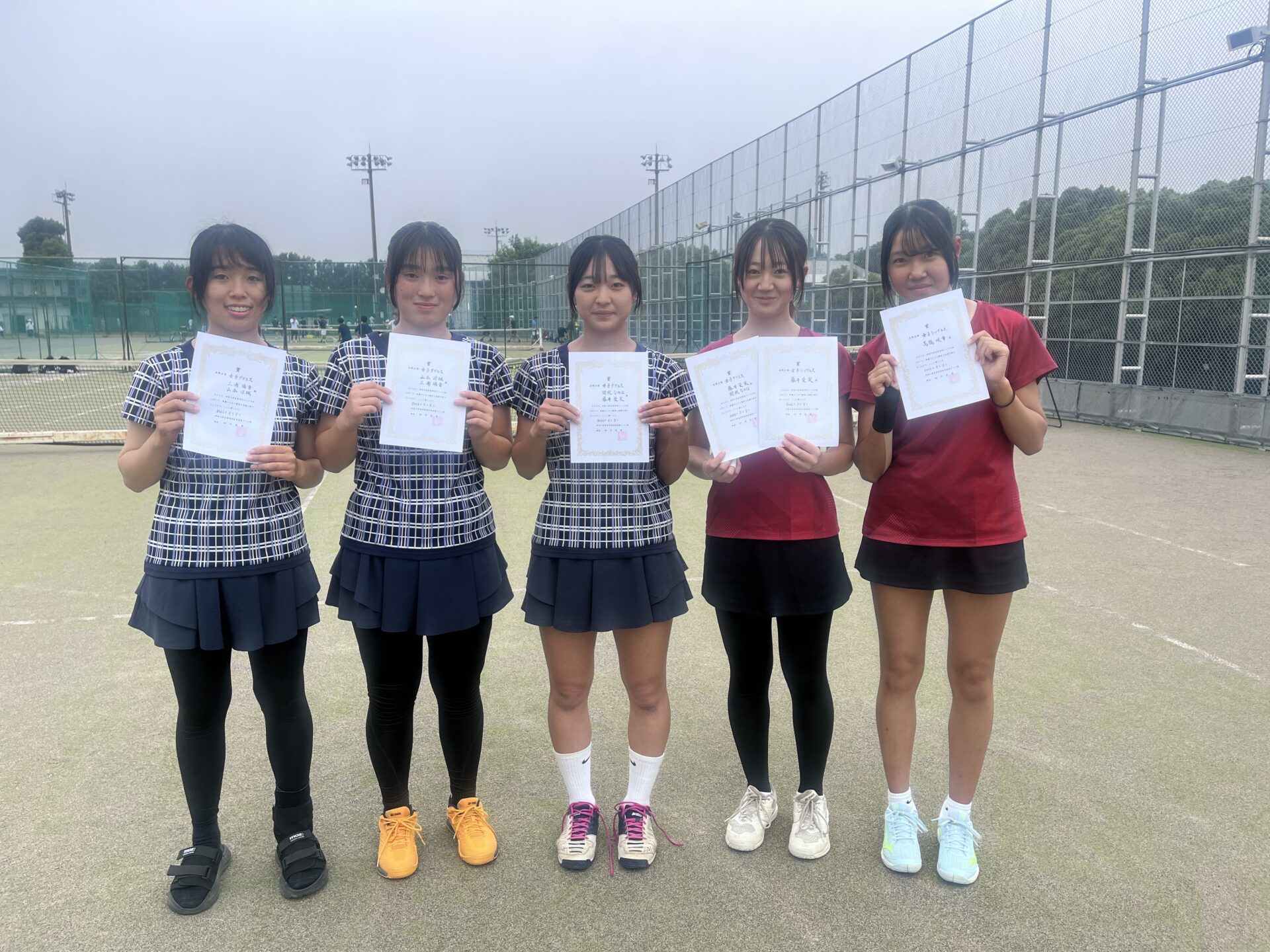 女子硬式テニス部（高校）】神奈川県高等学校テニス大会 個人の部本戦